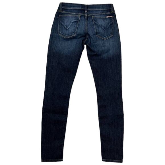 Hudson Krista Super Skinny Jeans Dark Wash Size 26 - Mid Rise Stretch Denim - Picture 10 of 16